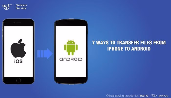How to transfer files from iPhone to Android wirelessly?