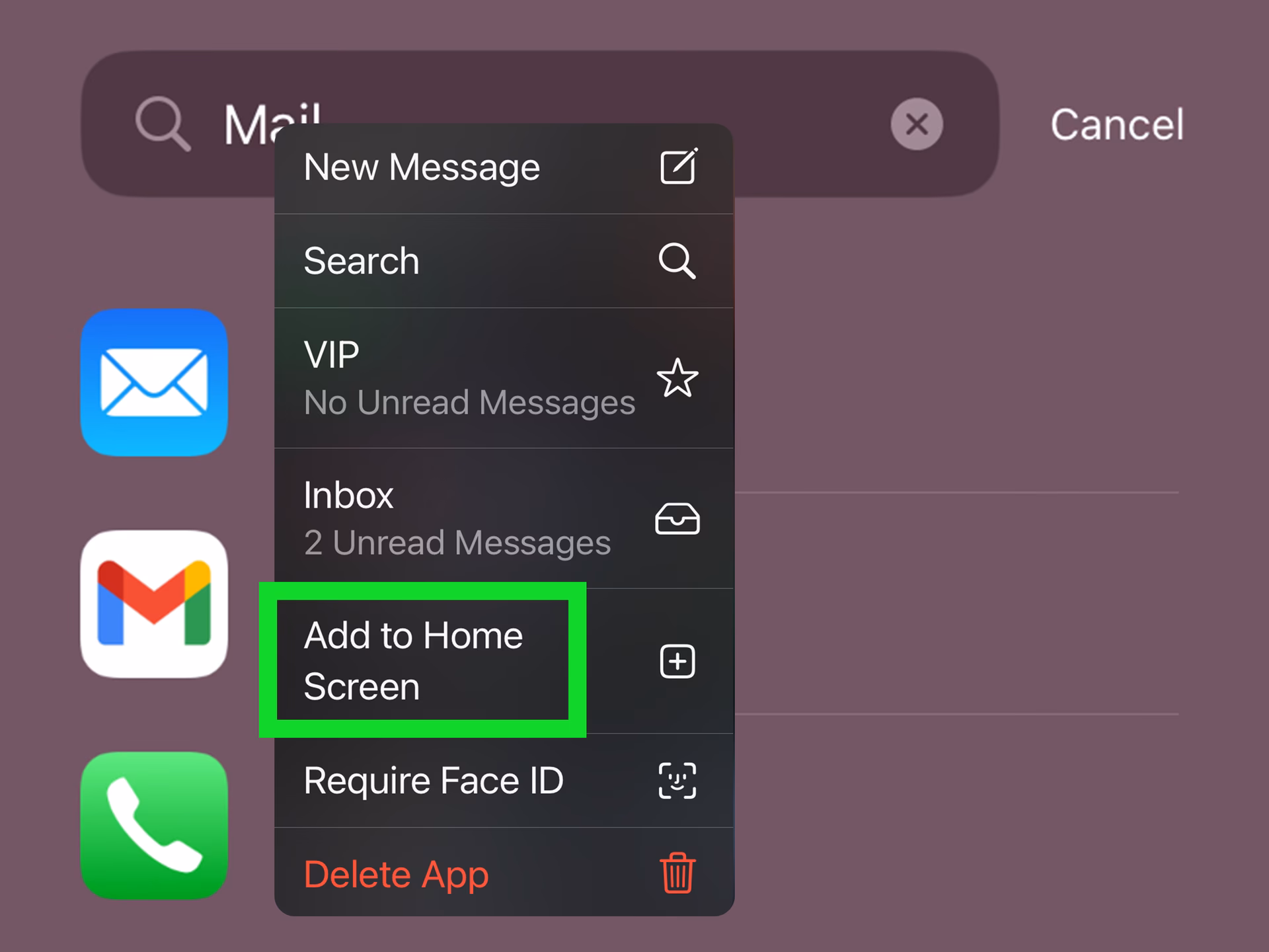 How do I remove an email account from my iPhone?