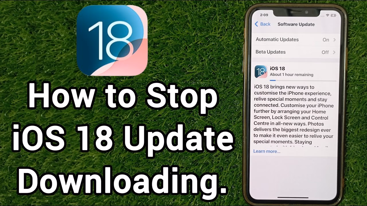 How do I stop iOS updates from re-downloading?