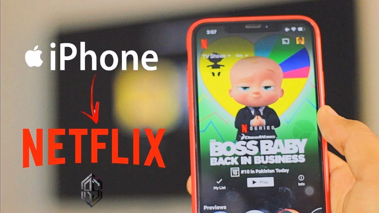 Can you watch Netflix from iPhone to TV?