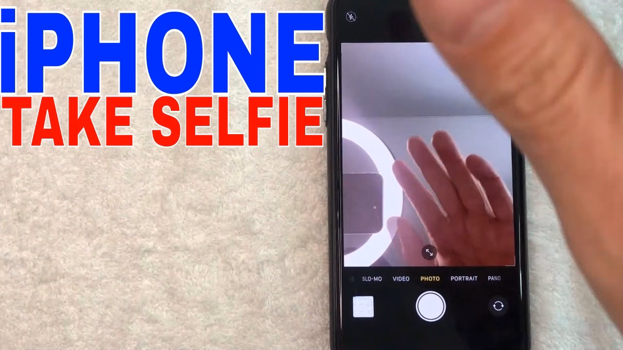 How to take a selfie on iPhone?