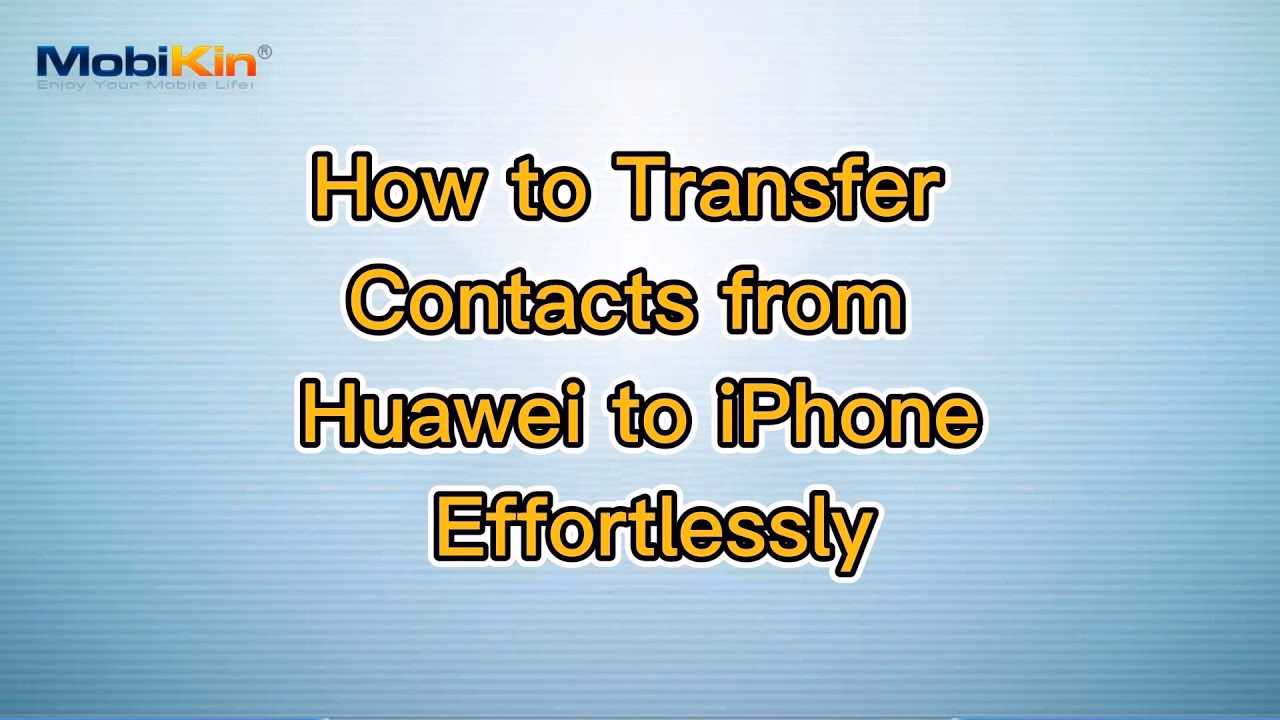 How to import contacts from Huawei SIM card to iPhone?