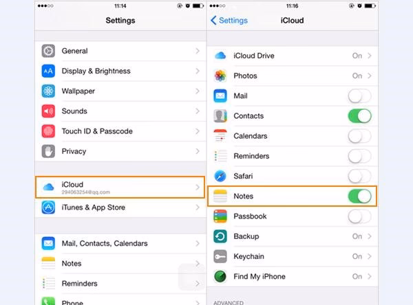 How to send notes to iPhone without computer?