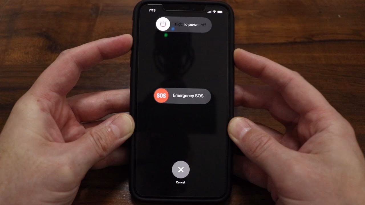How to turn off iPhone X without home button?