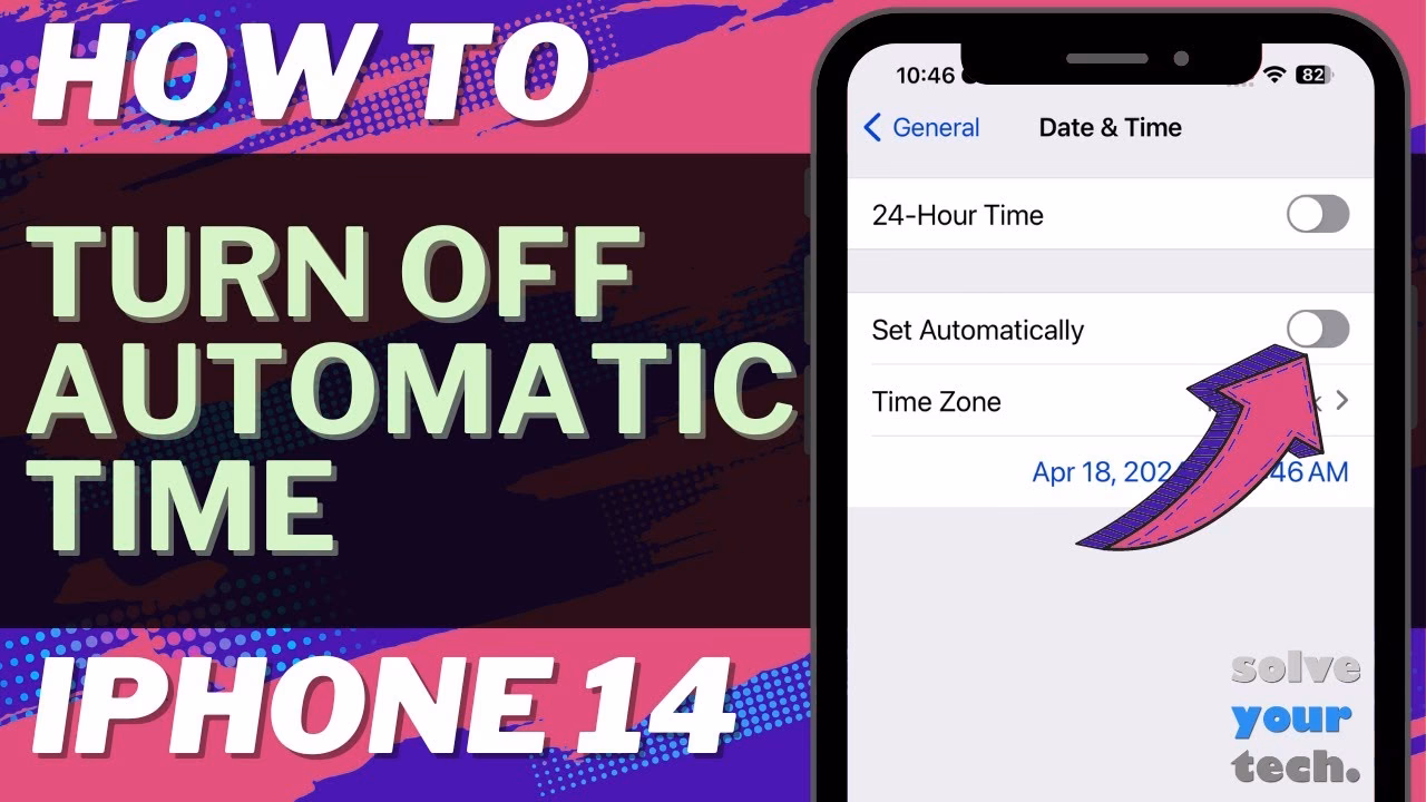 How to turn off Time Zone on iPhone?