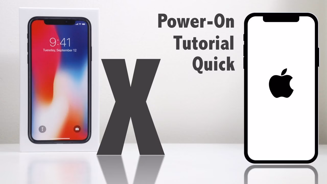 How to turn on iPhone X?