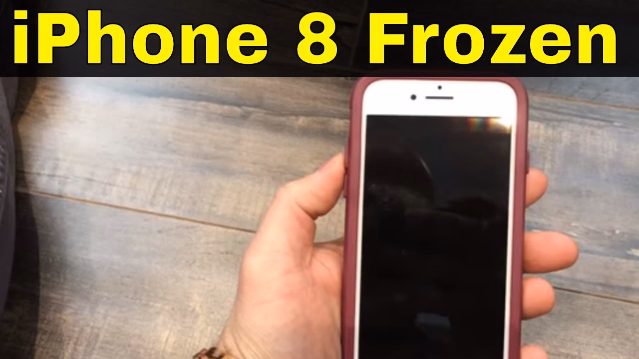 How to fix a frozen iPhone 8 (Plus)?