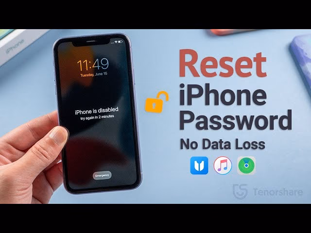 How to unlock a disabled iPhone without data loss?