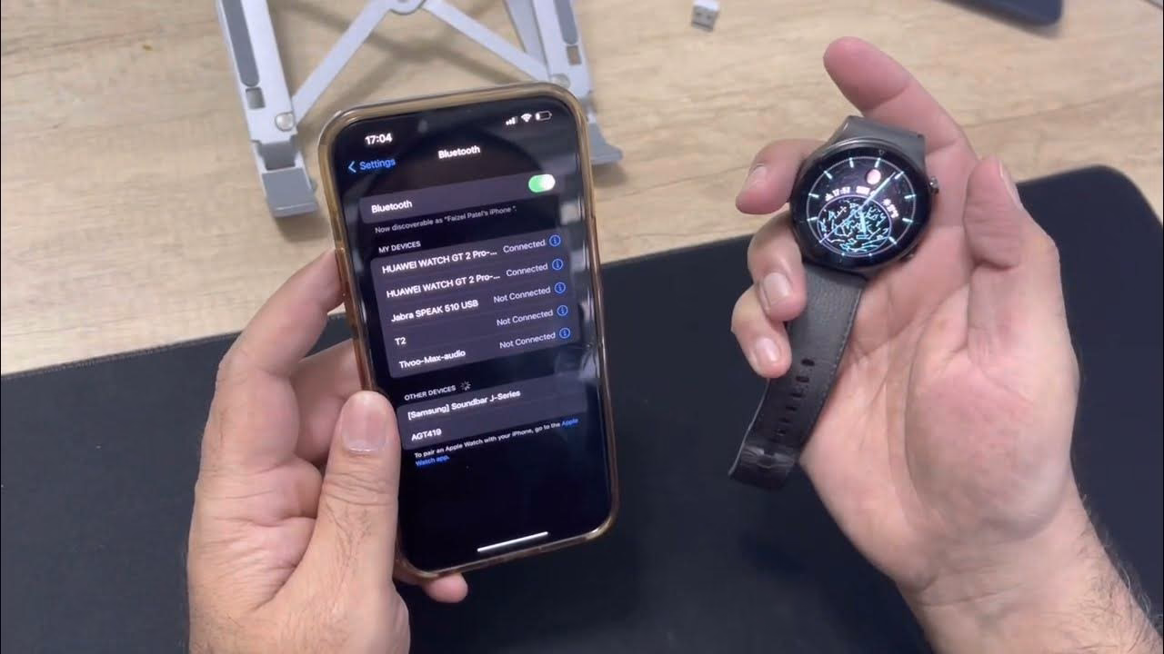 How to pair Huawei Watch GT2 with iPhone?