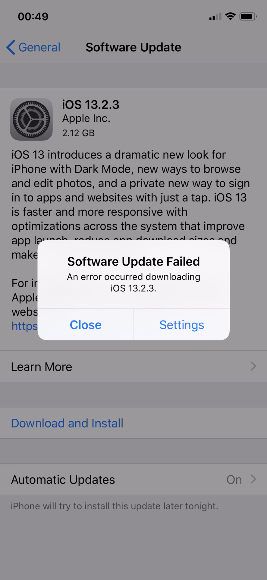 What if my husband's iPhone won't update?