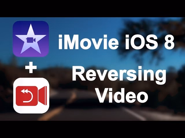 How to rewind a video on iMovie on Mac?