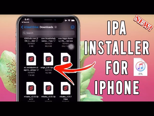 How do I transfer An ipa file to my iOS device?