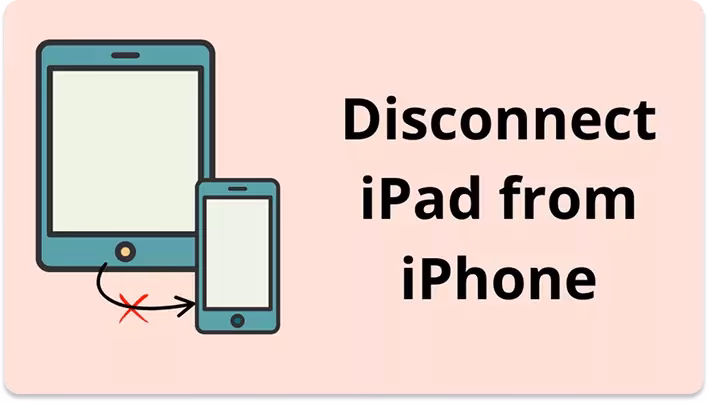 What happens if I Disconnect my iPhone from my iPad?