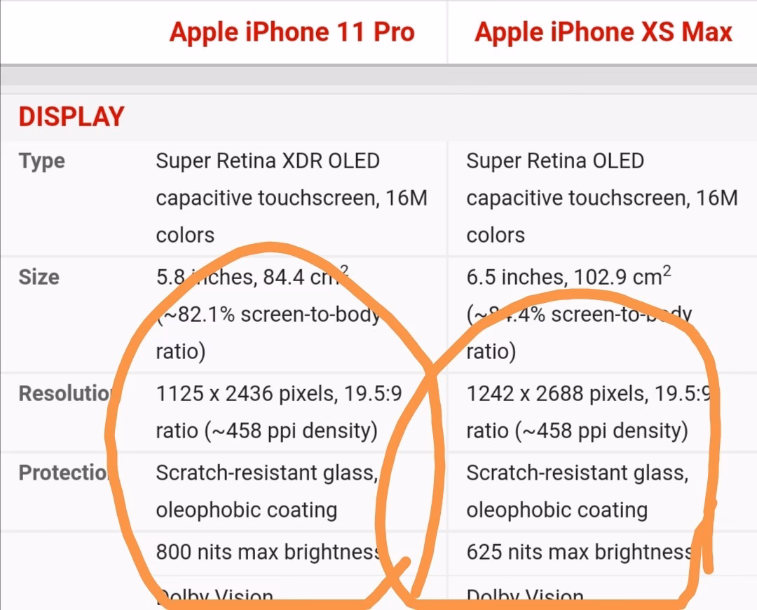 What kind of display does the Apple iPhone 11 have?