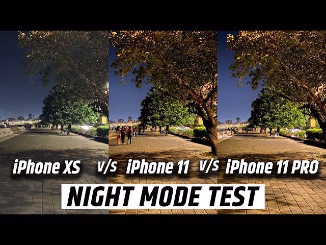 How do I use night mode on my iPhone?