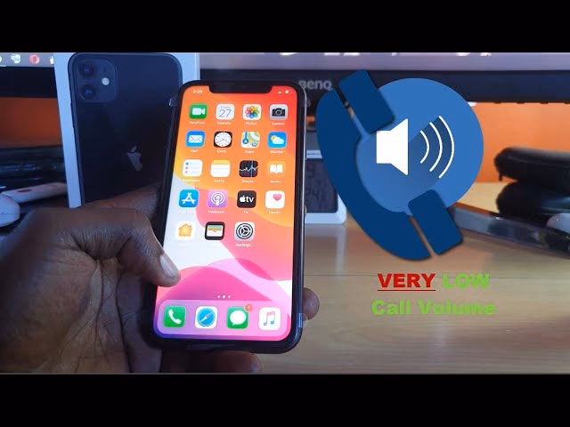 How to adjust call volume on an iPhone?