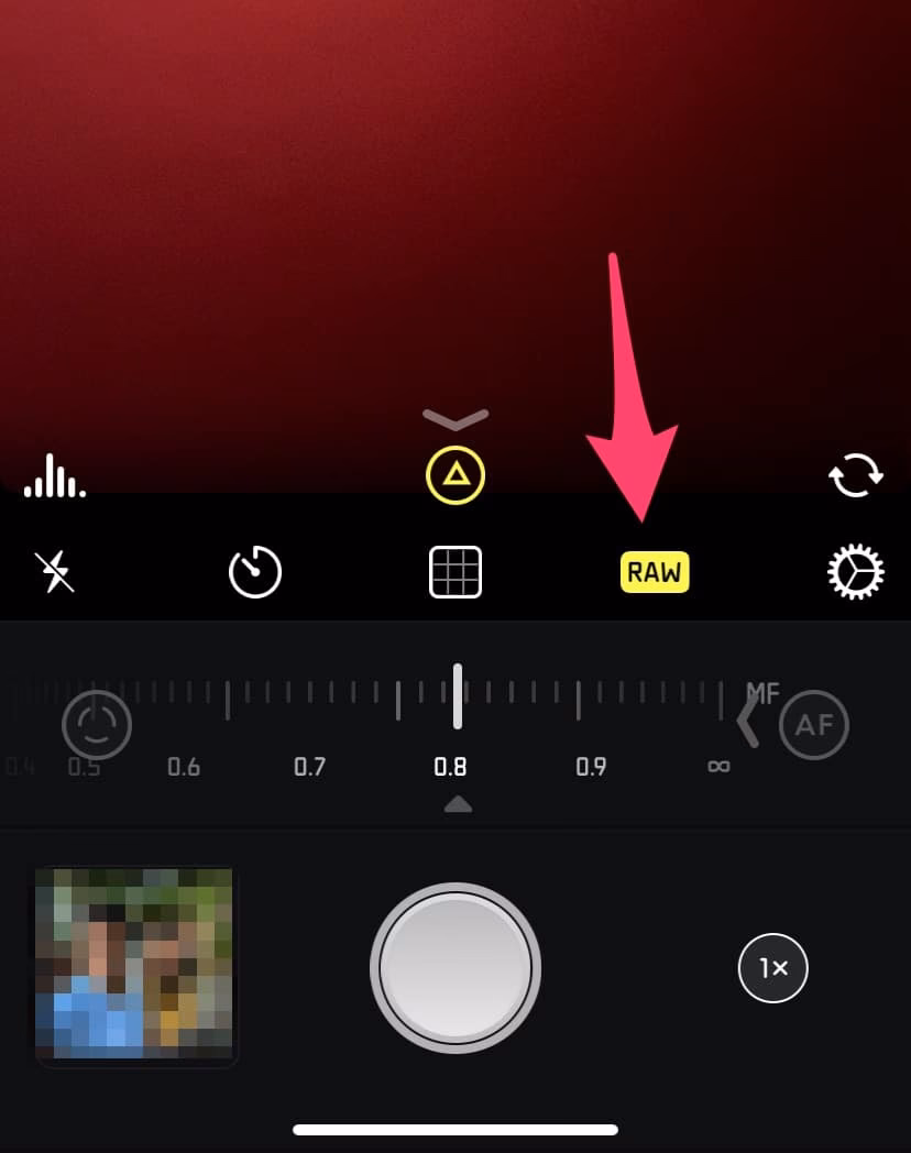 How to take ProRaw photos on iPhone?