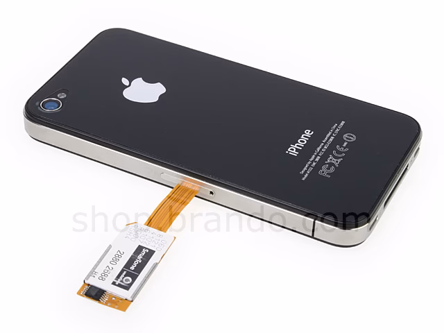 How do I put a SD card on my iPhone?