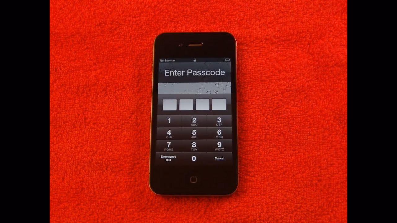 How do I Reset my passcode on a disabled iPhone?