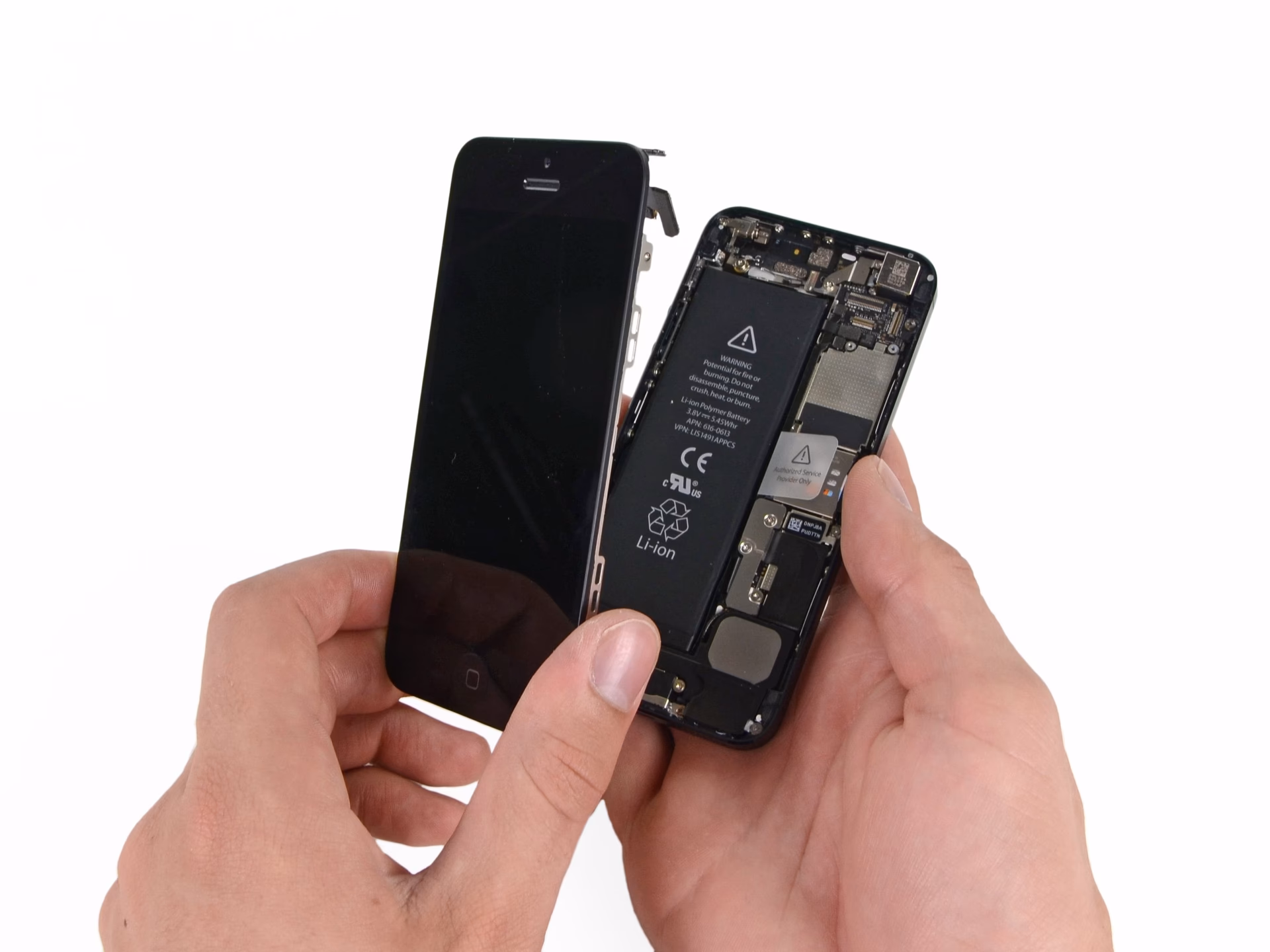 How do you fix a cracked iPhone 5 screen?