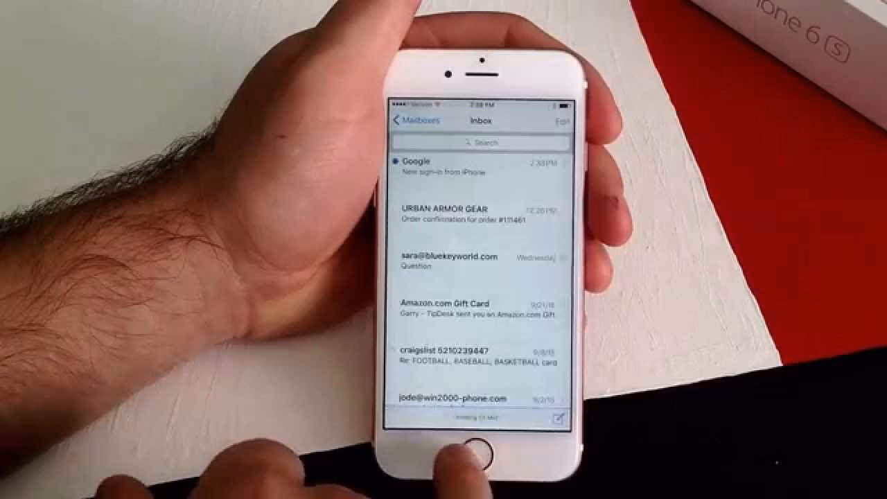 How to set up an account on iPhone 6?