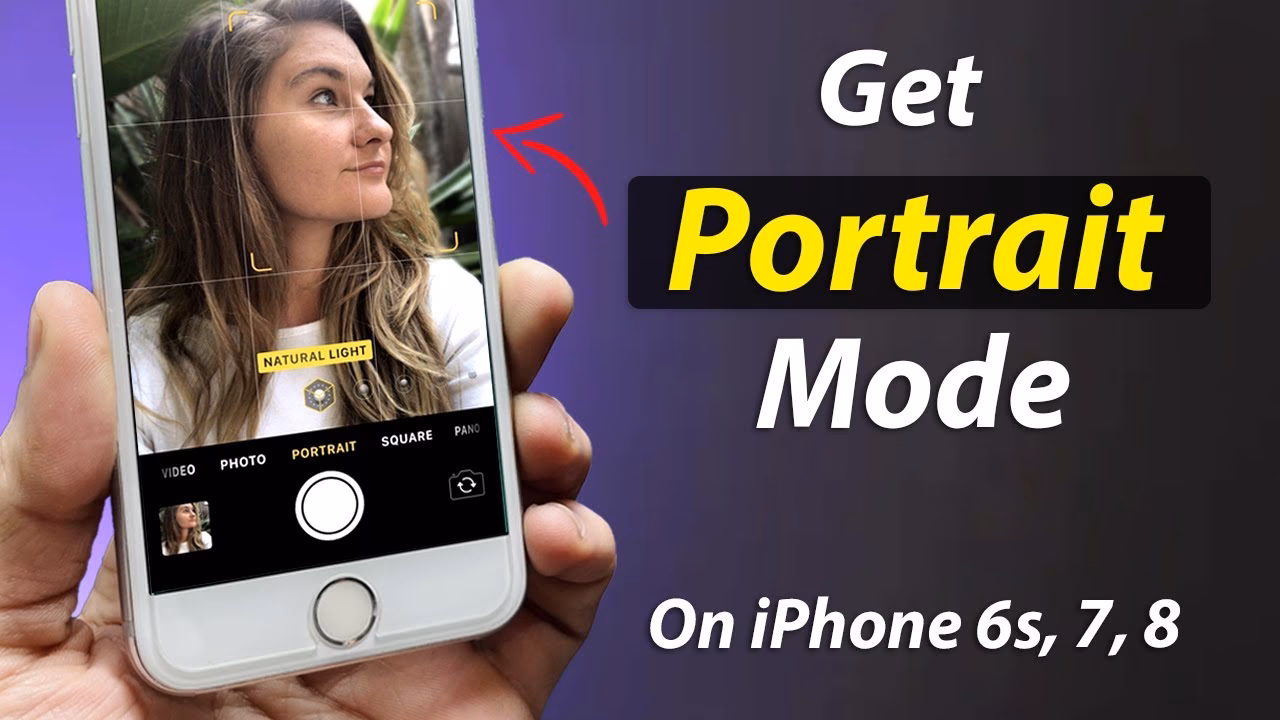 How to remove portrait mode on iPhone?