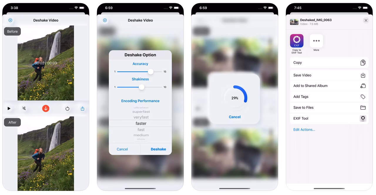 Does iPhone have a video stabilizer?