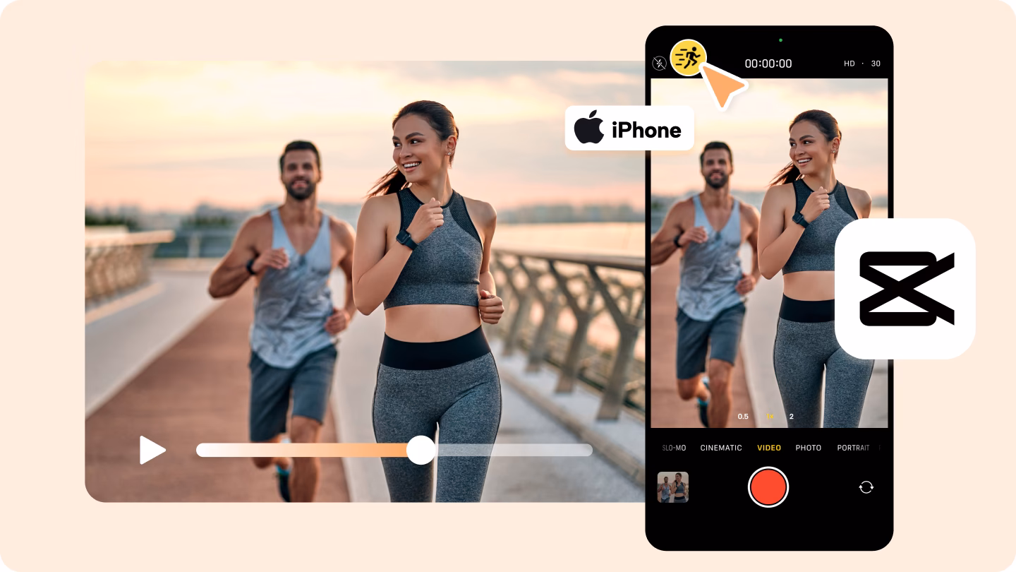 How to enable enhanced stabilization on iPhone?