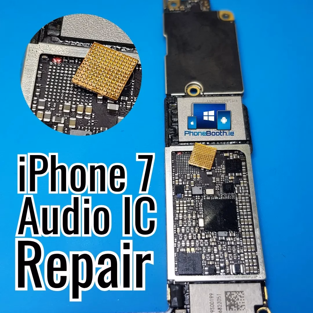 How do you fix a broken audio IC chip?
