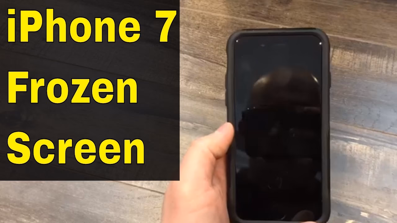 How to fix a frozen iPhone 5, 6, or 7?