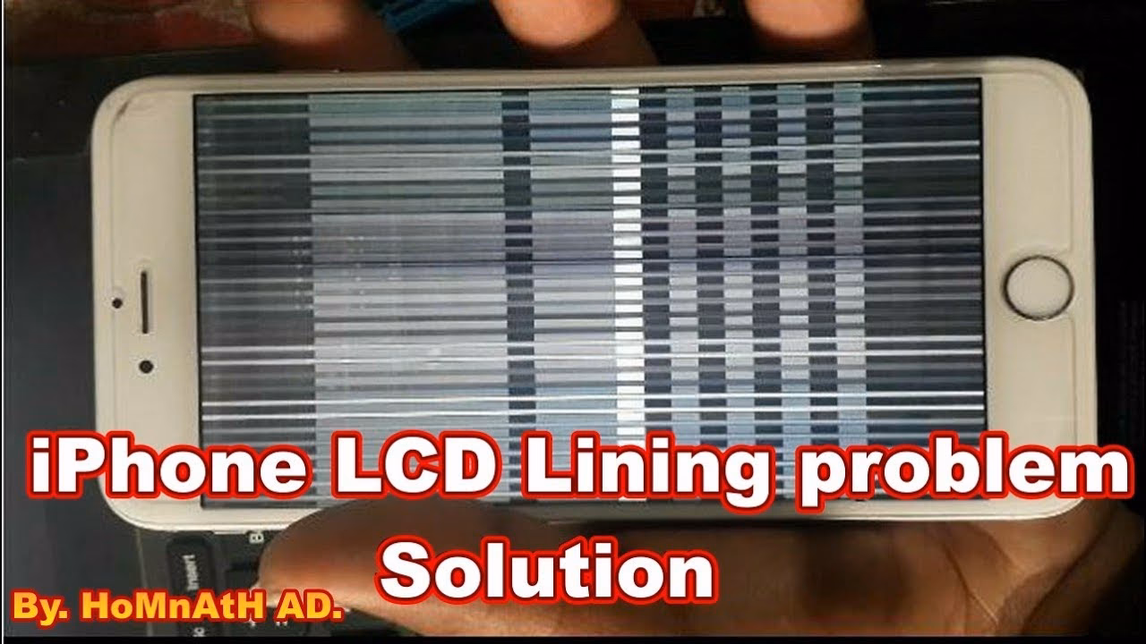 How to fix vertical lines on iPhone 6?