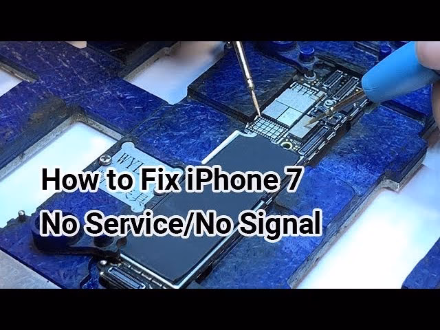 How to fix iPhone 7 not connecting to cell phone?