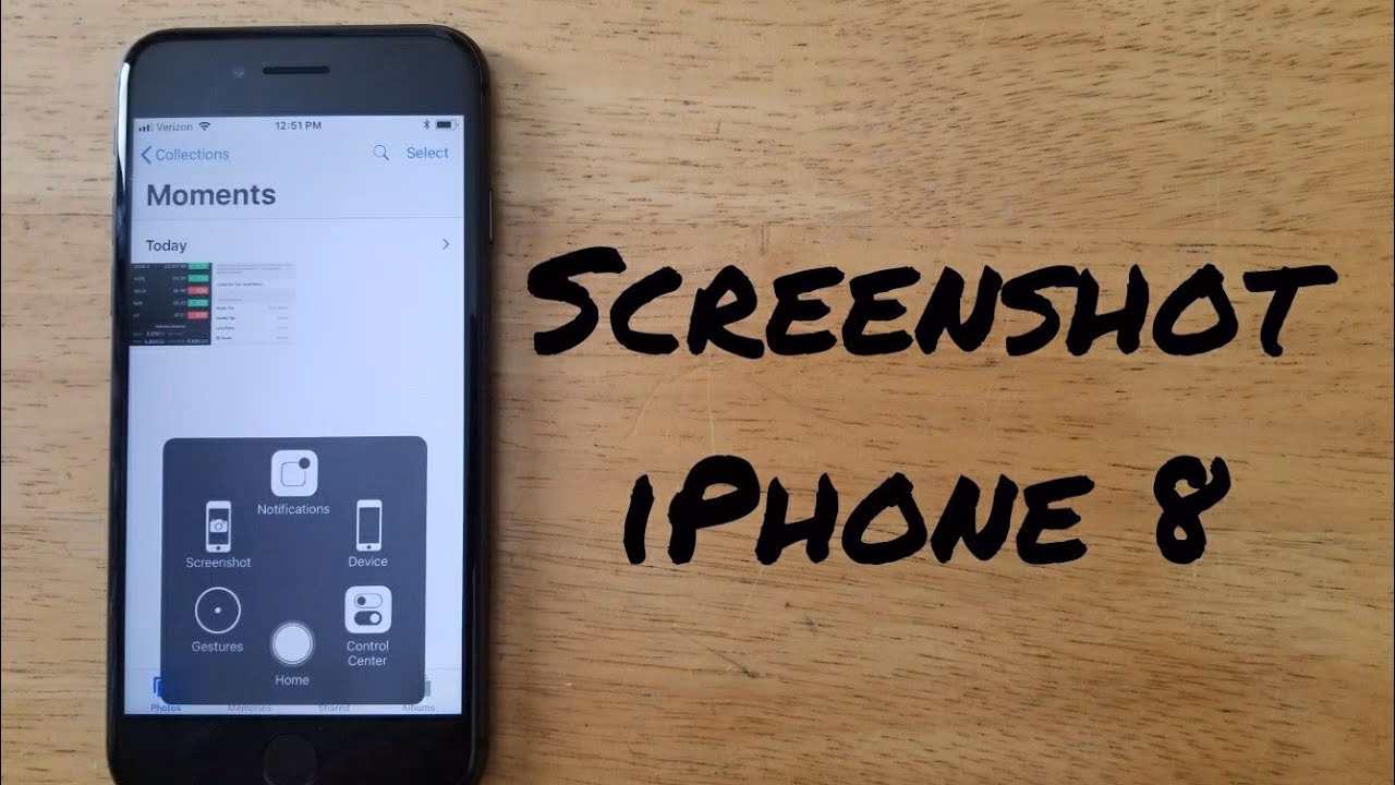 What is screenshot on iPhone 8?