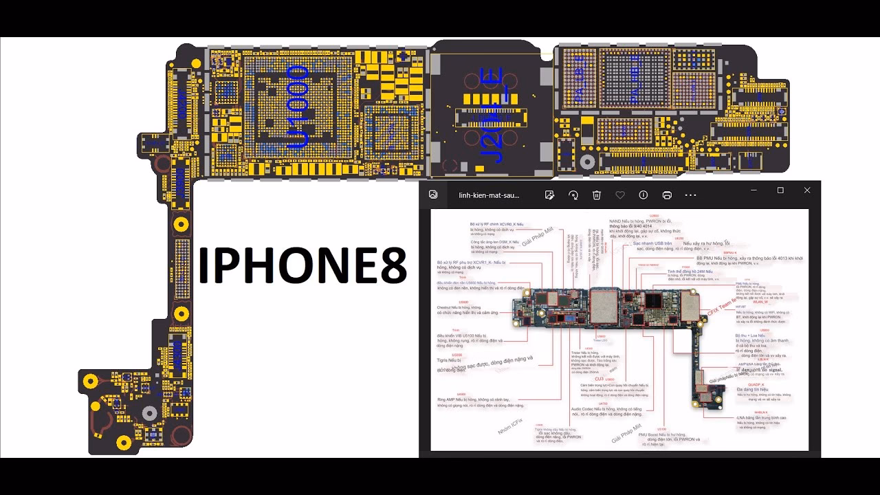 What ICs are used in iPhone 8 Plus?