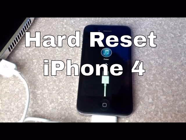 How do I factory reset my iPhone?