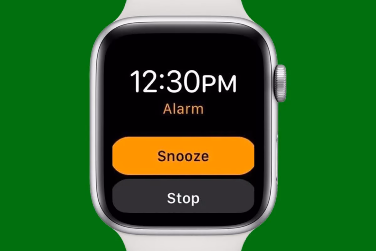 How do I set a wake-up alarm on my Apple Watch?