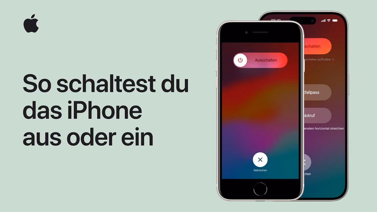 Wie schalte ich das iPhone SE aus?