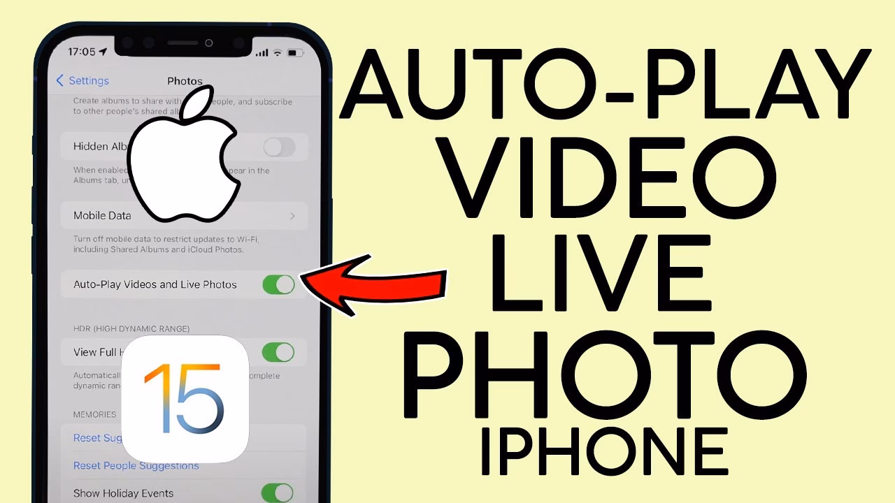 What happens if you turn off auto-play on iPhone?