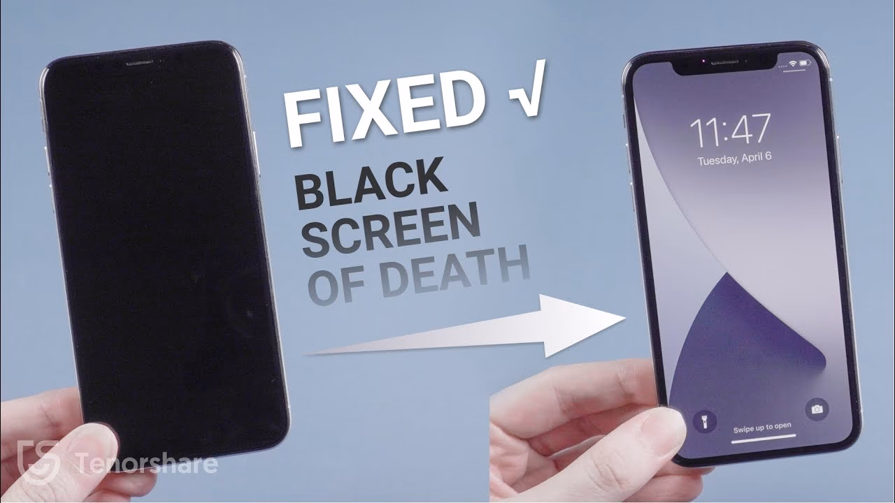 What if my iPhone won't turn on and black screen of death?