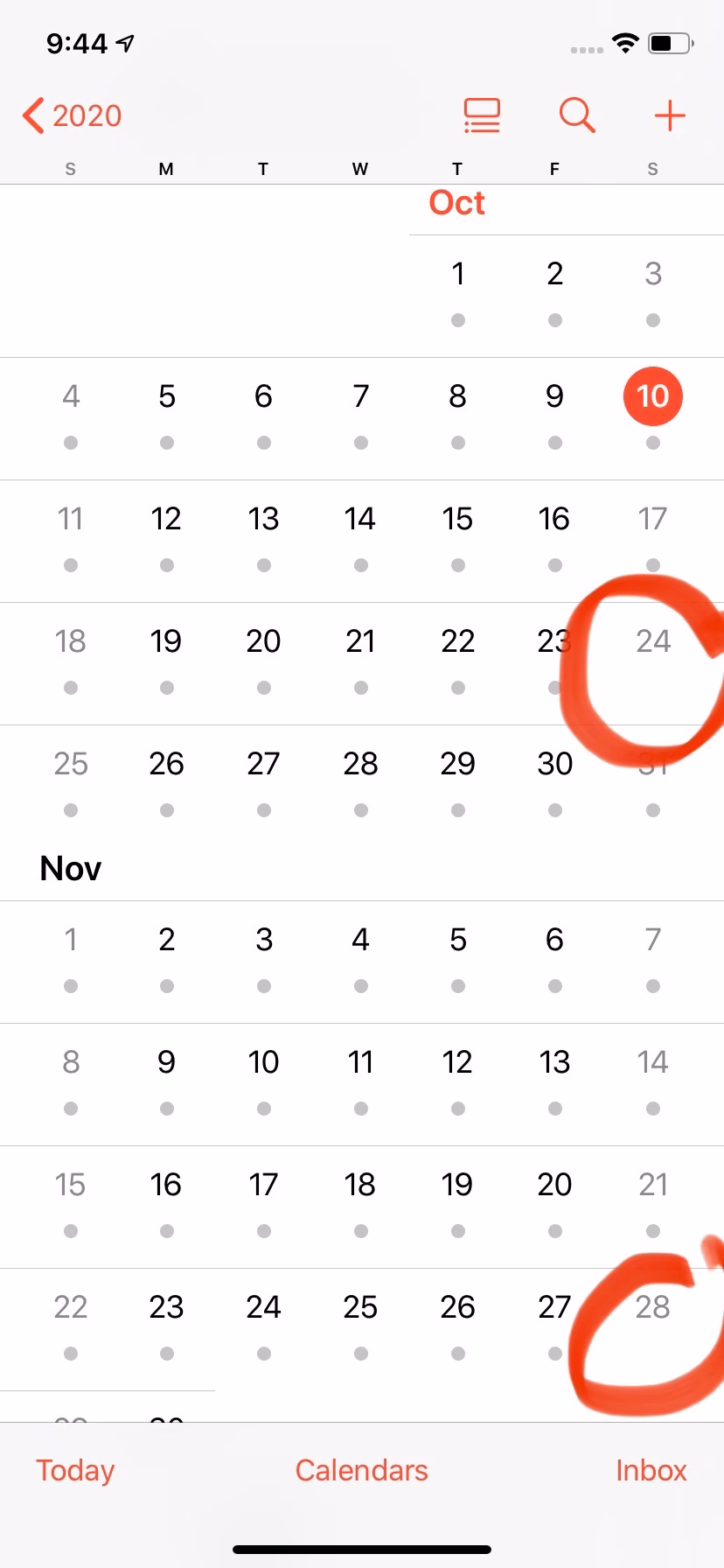 How to fix iPhone Calendar disappeared issue?