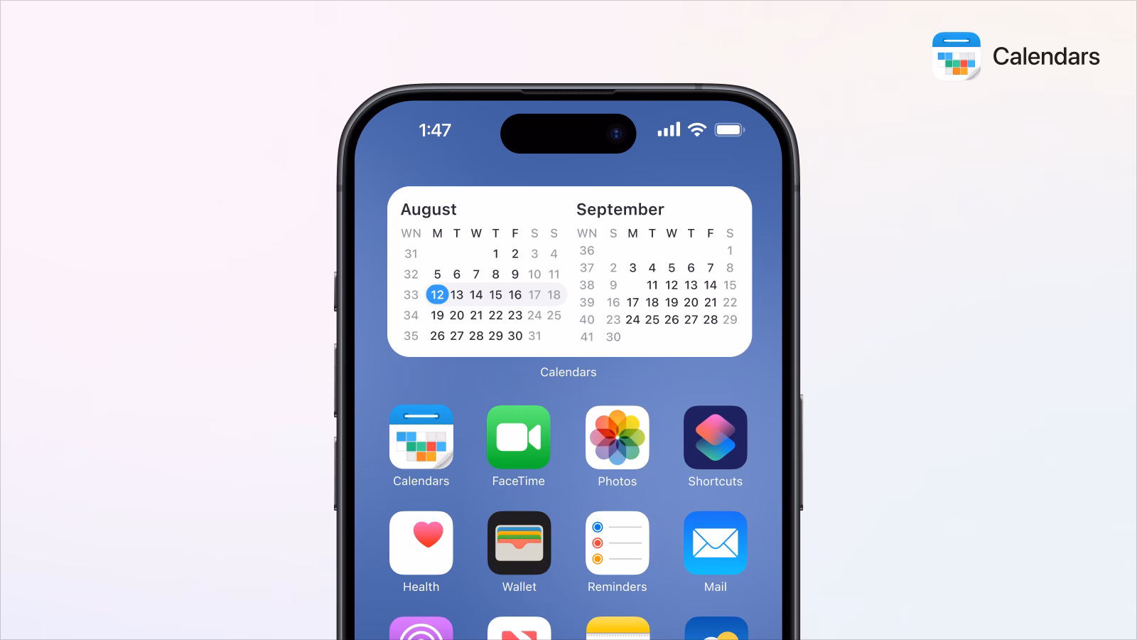 How to add a calendar to iPhone?