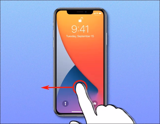 Does iPhone have camera on lock screen?