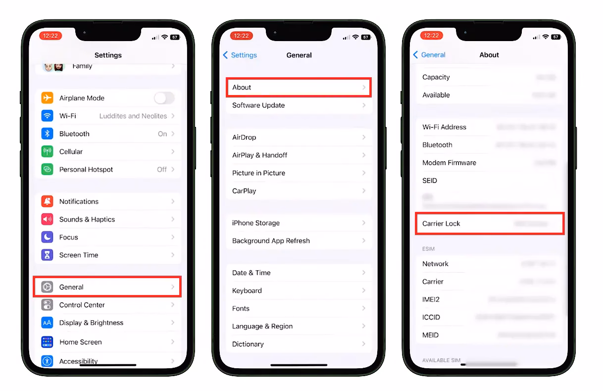How do I know if my iPhone is locked or unlocked?