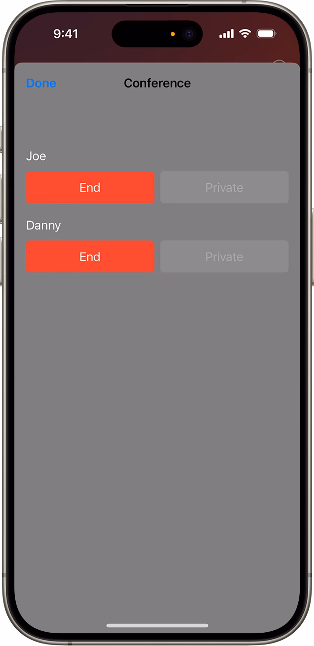 Does iPhone support conference calls?