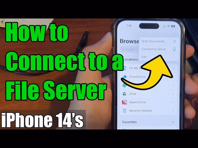How do I connect a NAS drive to my iPhone/iPad?