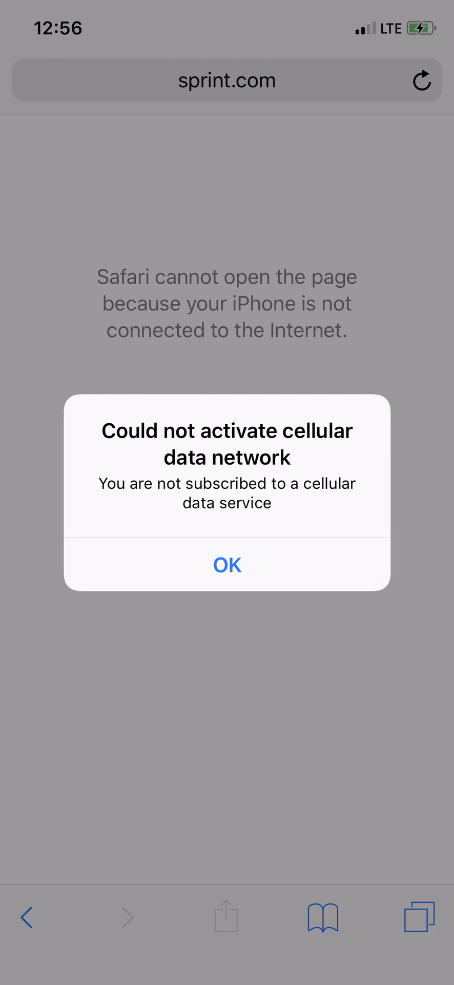 How to fix could not activate cellular data network?