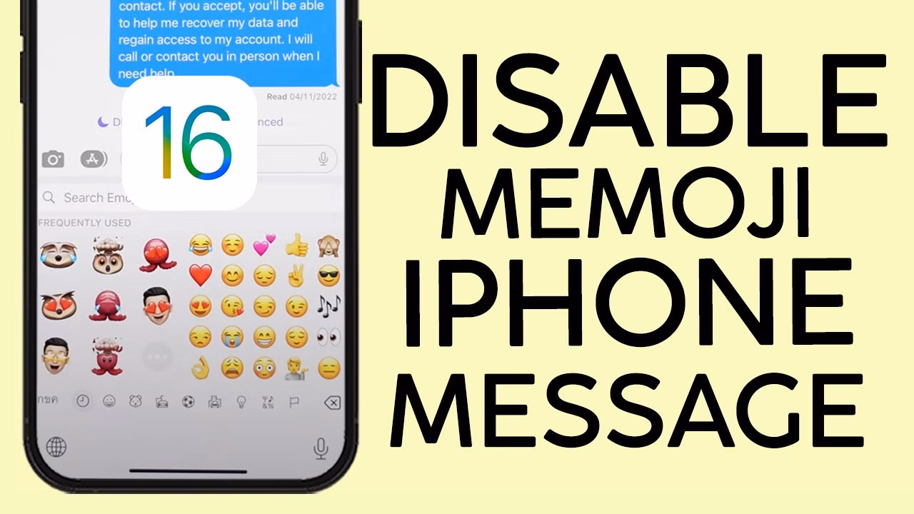 How to remove Animoji & Memoji Stickers from iMessage?