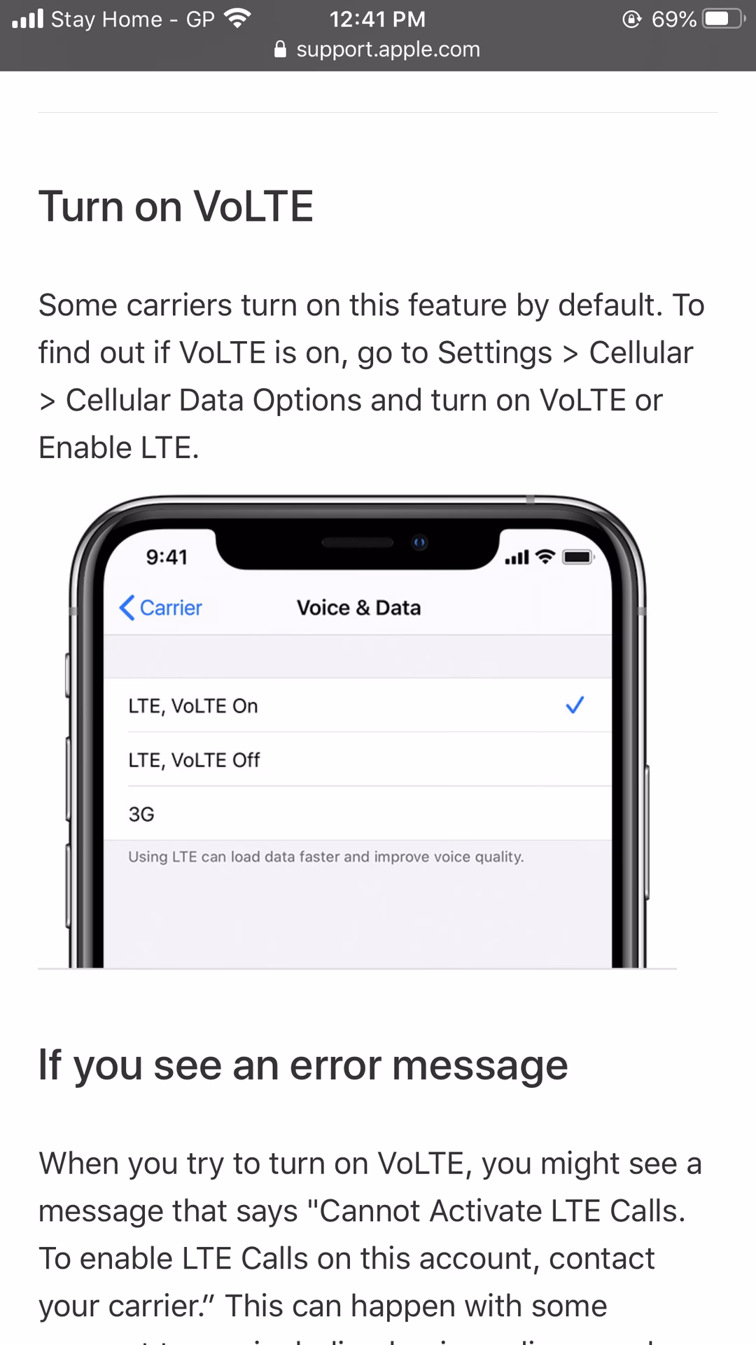 How do I enable VoLTE If I Don't Have 4G coverage?