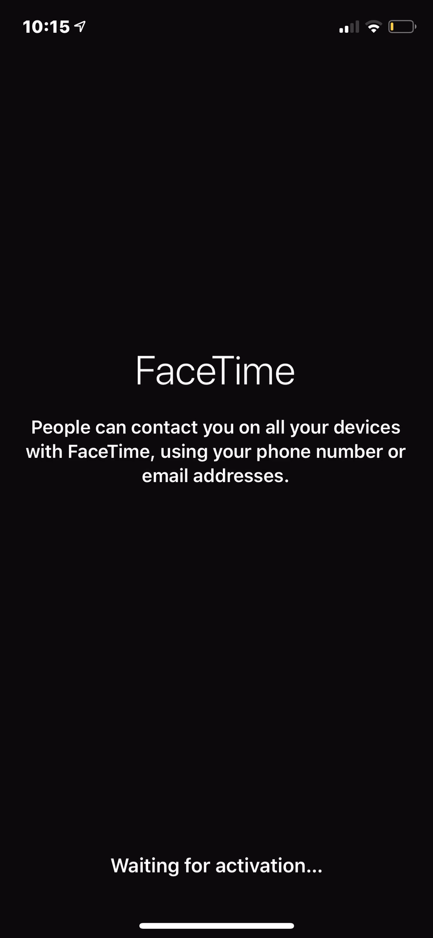 How do I activate FaceTime on my iPhone?