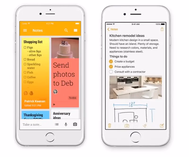 How to transfer notes from iPhone to Google Keep?